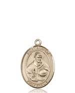 St. Albert the Great Medal<br/>8001 Oval, 14kt Gold