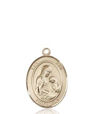 St. Ann Medal<br/>8002 Oval, 14kt Gold