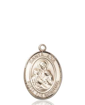 Santa Ana Medal<br/>8002 Spanish, Oval, 14kt Gold
