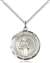 St. Agatha Medal<br/>8003 Round, Sterling Silver