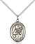 St. Agatha Medal<br/>8003 Oval, Sterling Silver