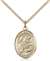 St. Anthony of Padua Medal<br/>8004 Oval, Gold Filled