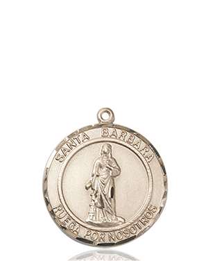 Santa Barbara Medal<br/>8006 Spanish, Round, 14kt Gold