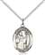 St. Augustine Medal<br/>8007 Oval, Sterling Silver