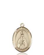 St. Blaise Medal<br/>8010 Oval, 14kt Gold