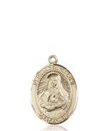 St. Frances Cabrini Medal<br/>8011 Oval, 14kt Gold