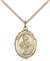 St. Alexander Sauli Medal<br/>8012 Oval, Gold Filled