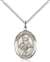 St. Alexander Sauli Medal<br/>8012 Oval, Sterling Silver