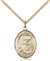 St. Benjamin Medal<br/>8013 Oval, Gold Filled