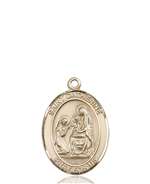 St. Catherine of Siena Medal<br/>8014 Oval, 14kt Gold