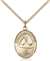 St. Katharine Drexel Medal<br/>8015 Oval, Gold Filled