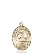 St. Katharine Drexel Medal<br/>8015 Oval, 14kt Gold