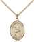 St. Bernadette Medal<br/>8017 Oval, Gold Filled