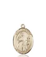 St. Brendan the Navigator Medal<br/>8018 Oval, 14kt Gold