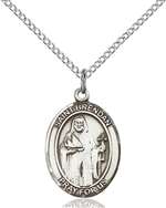 St. Brendan the Navigator Medal<br/>8018 Oval, Sterling Silver