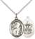 St. Brendan the Navigator / Navy Medal<br/>8018 Oval, Sterling Silver