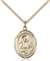 St. Camillus of Lellis Medal<br/>8019 Oval, Gold Filled