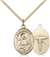 St. Camillus of Lellis / Nurse Medal<br/>8019 Oval, Gold Filled