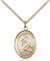St. Charles Borromeo Medal<br/>8020 Oval, Gold Filled