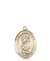 St. Christopher Medal<br/>8022 Oval, 14kt Gold