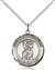 St. Christopher Medal<br/>8022 Round, Sterling Silver