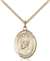 St. Edward the Confessor Medal<br/>8026 Oval, Gold Filled