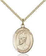 St. Edward the Confessor Medal<br/>8026 Oval, Gold Filled