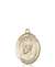 St. Edward the Confessor Medal<br/>8026 Oval, 14kt Gold