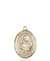 St. Clare of Assisi Medal<br/>8028 Oval, 14kt Gold