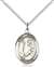 St. Dominic De Guzman Medal<br/>8030 Oval, Sterling Silver