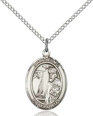 St. Elmo Medal<br/>8031 Oval, Sterling Silver