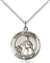 St. Dymphna Medal<br/>8032 Round, Sterling Silver