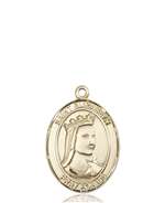 St. Elizabeth of Hungary Medal<br/>8033 Oval, 14kt Gold
