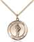 St. Florian Medal<br/>8034 Round, Gold Filled