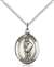 St. Florian Medal<br/>8034 Oval, Sterling Silver