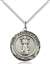 St. Francis of Assisi Medal<br/>8036 Round, Sterling Silver