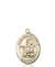 St. Francis Xavier Medal<br/>8037 Oval, 14kt Gold