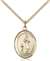 St. Genesius of Rome Medal<br/>8038 Oval, Gold Filled