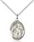 St. Gabriel the Archangel Medal<br/>8039 Oval, Sterling Silver