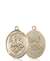 St. George / Coast Guard Medal<br/>8040 Oval, 14kt Gold