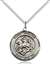 St. George Medal<br/>8040 Round, Sterling Silver