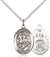 St. George / Air Force Medal<br/>8040 Oval, Sterling Silver