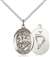 St. George/Paratrooper Medal<br/>8040 Oval, Sterling Silver