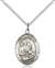 St. Gerard Majella Medal<br/>8042 Oval, Sterling Silver