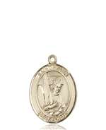 St. Helen Medal<br/>8043 Oval, 14kt Gold