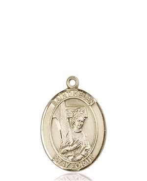 St. Helen Medal<br/>8043 Oval, 14kt Gold