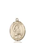 St. Emily De Vialar Medal<br/>8047 Oval, 14kt Gold