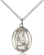 St. Emily De Vialar Medal<br/>8047 Oval, Sterling Silver