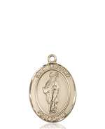 St. Gregory the Great Medal<br/>8048 Oval, 14kt Gold