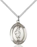 St. Gregory the Great Medal<br/>8048 Oval, Sterling Silver